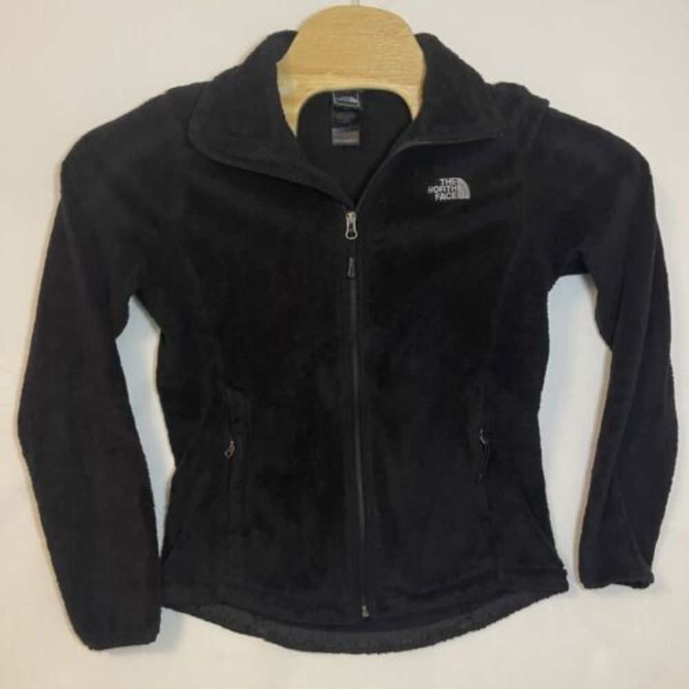 North Face Jacket Womens Small Black Fleece Teddy Jacket Casual Full Zip Outdoor - Picture 2 of 10